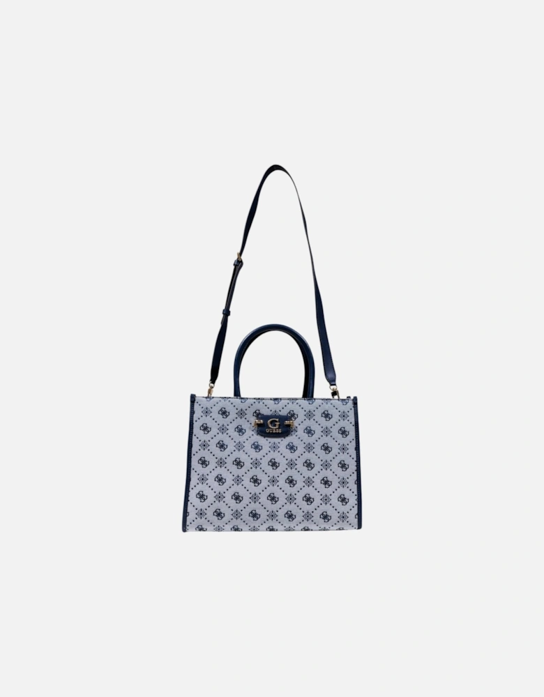 Zip Fastening Polyester Bag Women - Blue