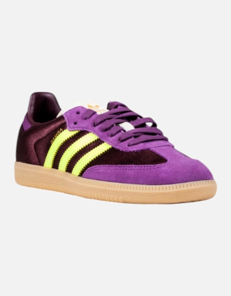Slip-On Sporty Faux Leather Sneakers Women - Purple