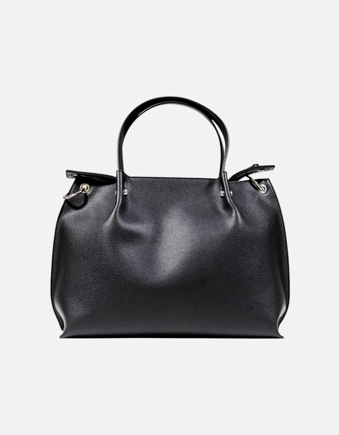 Handbag with Shoulder Strap and Button Fastening Women - Black Bags