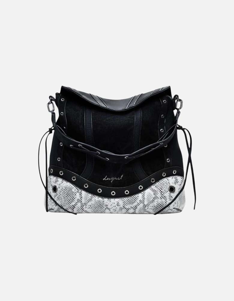 Handbag with Shoulder Strap and Zip Closure Women - Black Bags