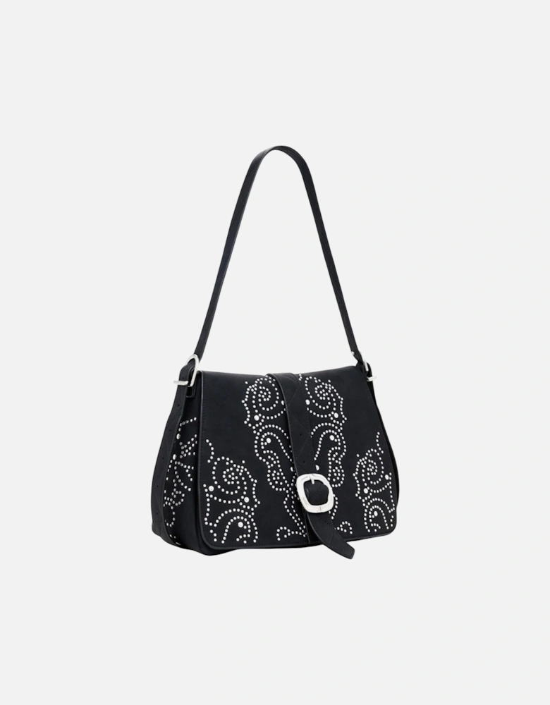 Handbag with Inside Pockets and Automatic Fastening Women - Black Bags