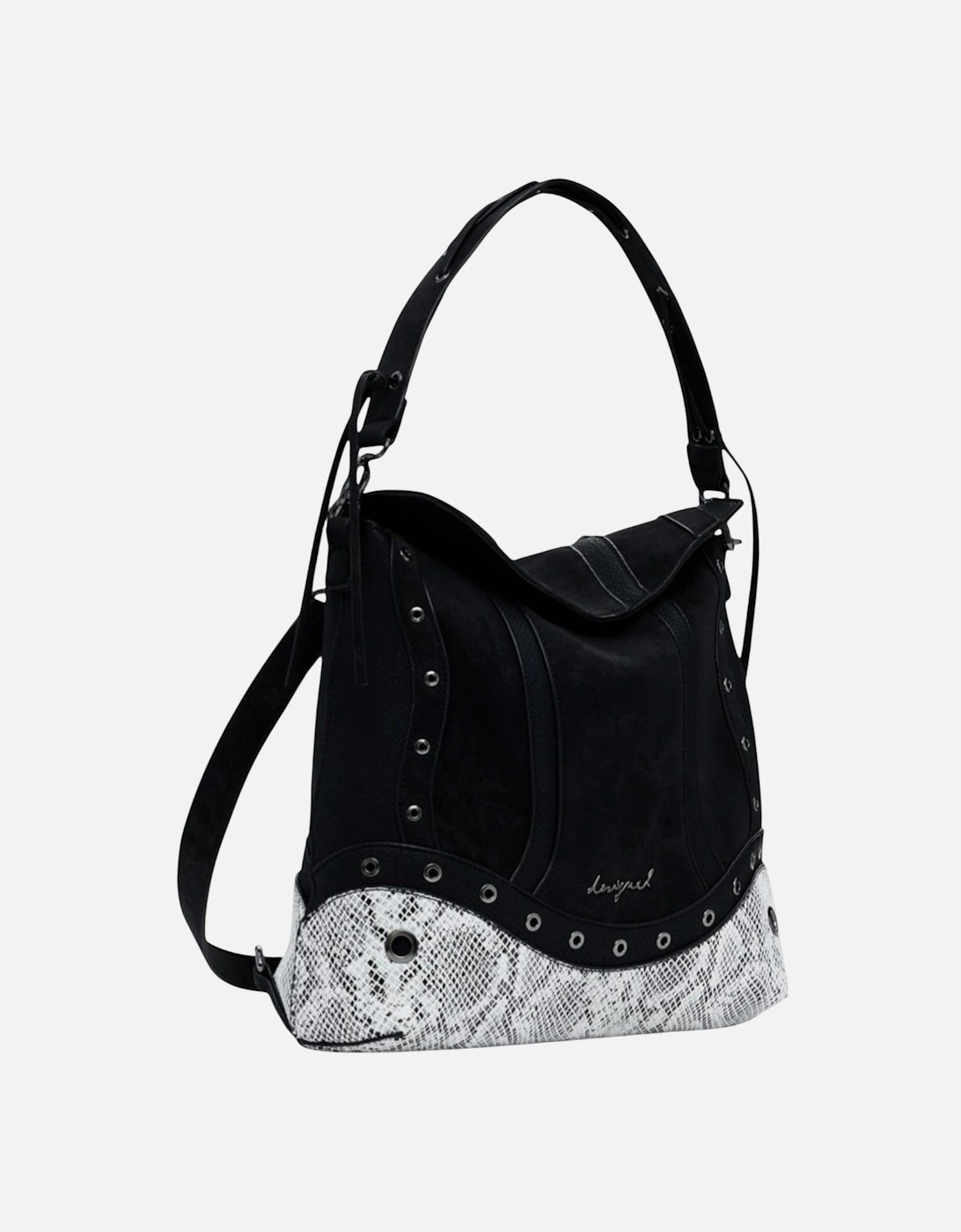 Handbag with Shoulder Strap and Zip Closure Women - Black Bags