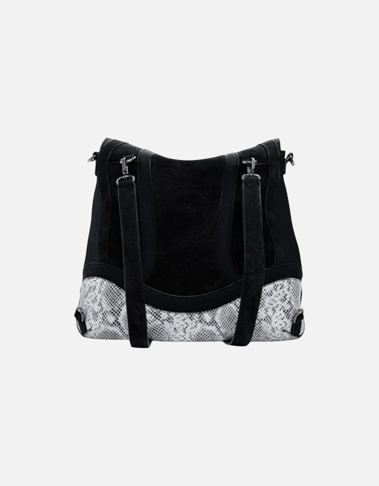Handbag with Shoulder Strap and Zip Closure Women - Black Bags