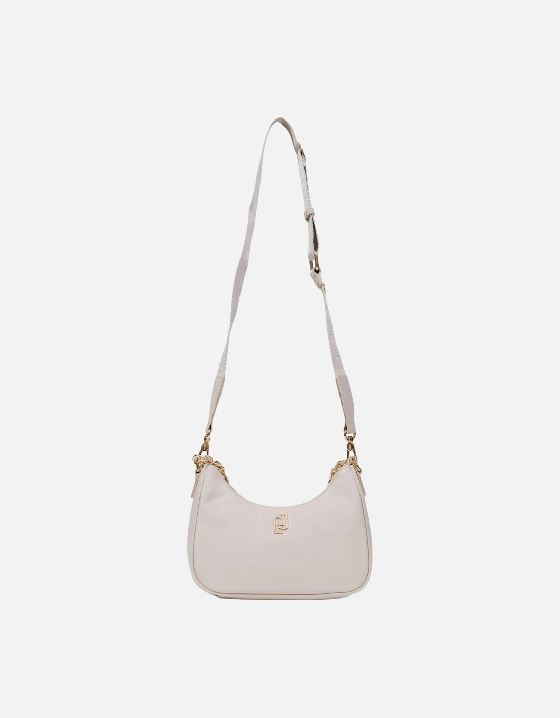 Zip-Closure Polyurethane Bag Women - Beige, 4 of 3