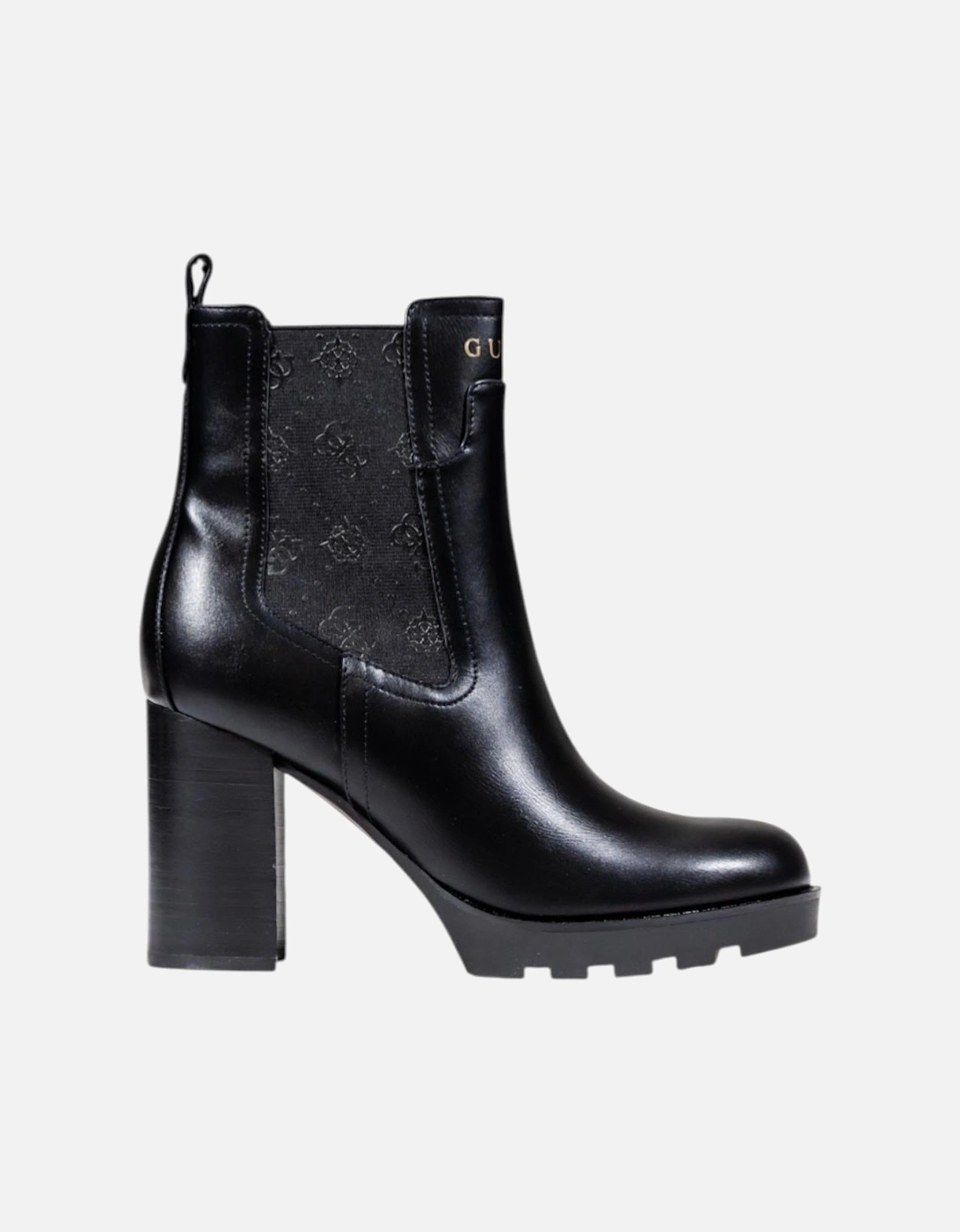 Polyurethane and Polyester Womens Boots - Black, 4 of 3