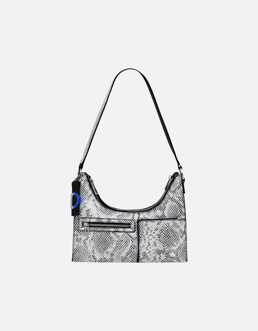 Stylish Zip-Closure Polyurethane Bag Women - Black, 4 of 3