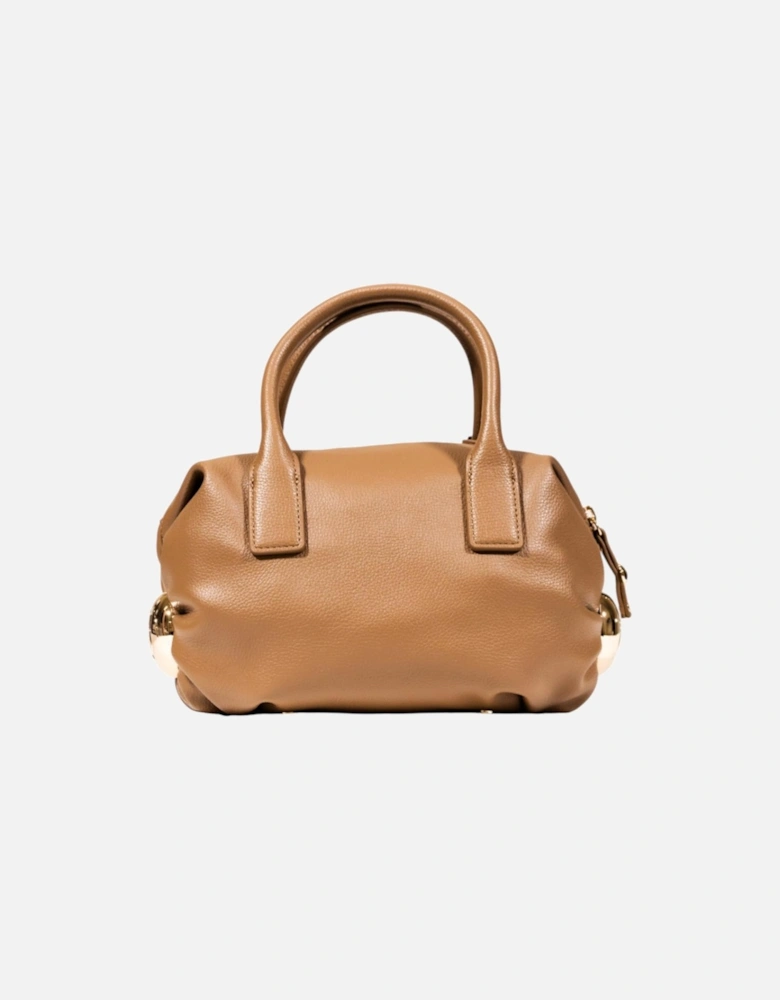 Zip Fastening Polyurethane Bag Women - Black