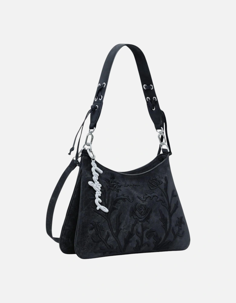 Handbag with Zip Fastening in Polyurethane Women - Black Bags