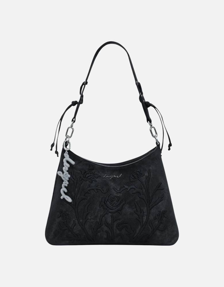 Handbag with Zip Fastening in Polyurethane Women - Black Bags