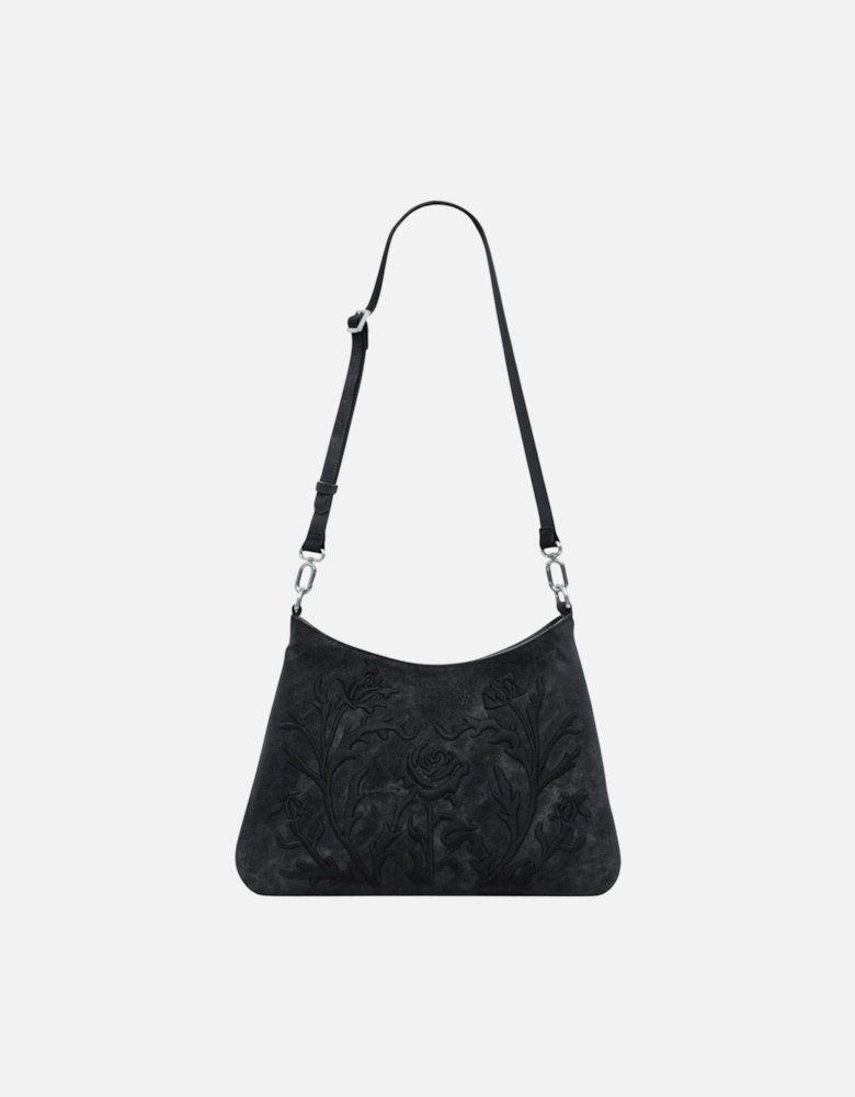 Handbag with Zip Fastening in Polyurethane Women - Black Bags