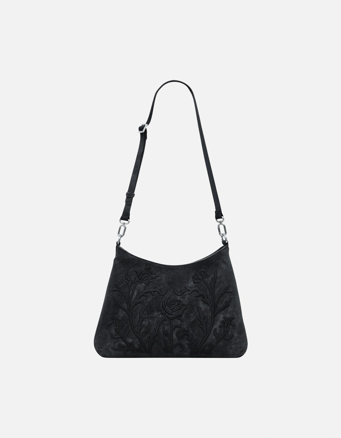 Handbag with Zip Fastening in Polyurethane Women - Black Bags