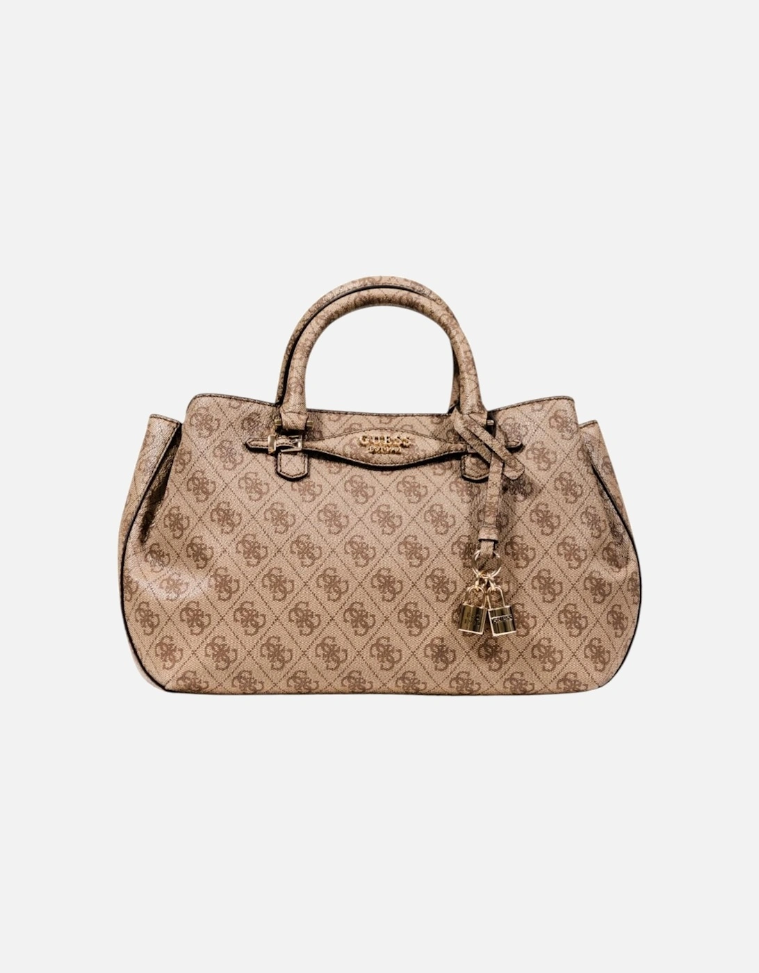 Handbag with Shoulder Strap and Zip Women - Beige Bags, 4 of 3
