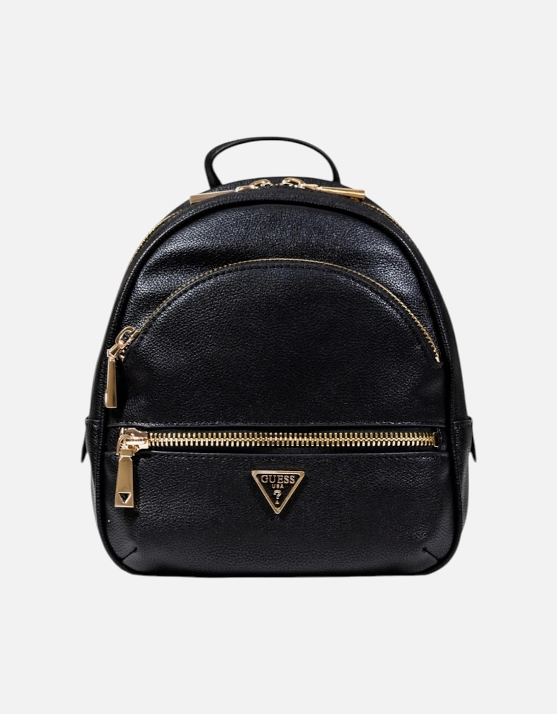 Rucksack with Zip Fastening in Polyurethane Women - Black Bags, 4 of 3
