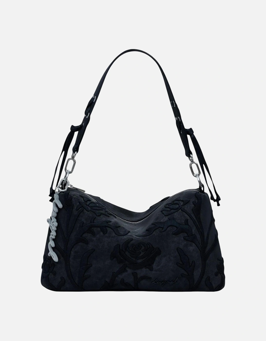 Zip Fastening Polyurethane Bag Women - Black, 4 of 3