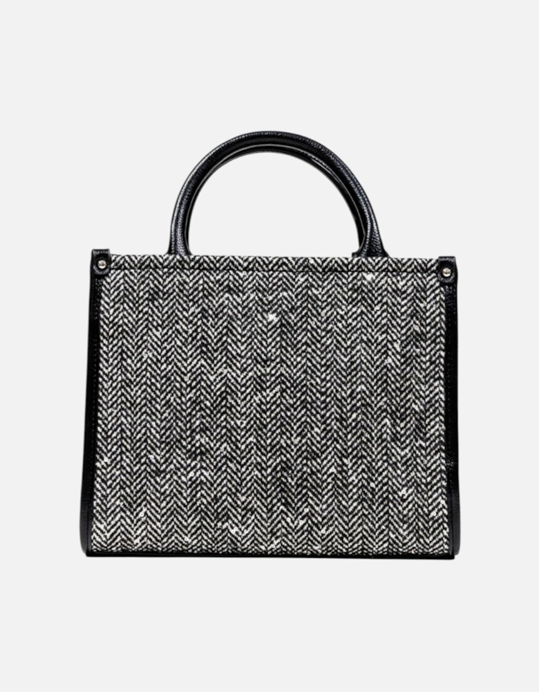 Handbag with Shoulder Strap and Front Pockets Women - Black Bags