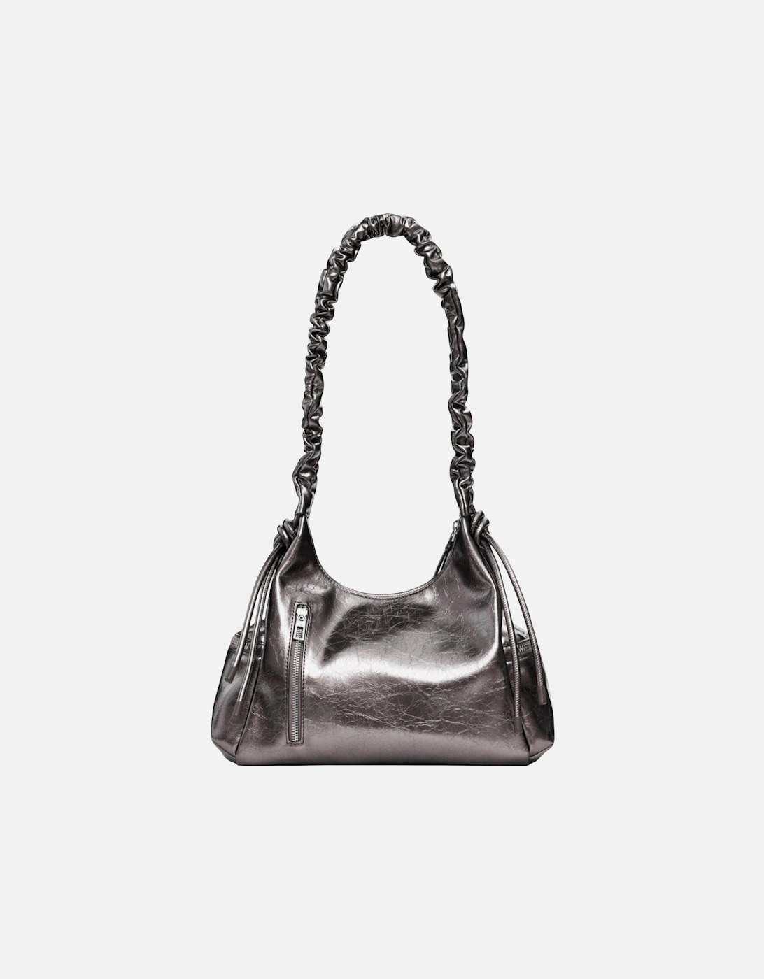 Handbag with Zip Fastening in Polyurethane Women - Grey Bags