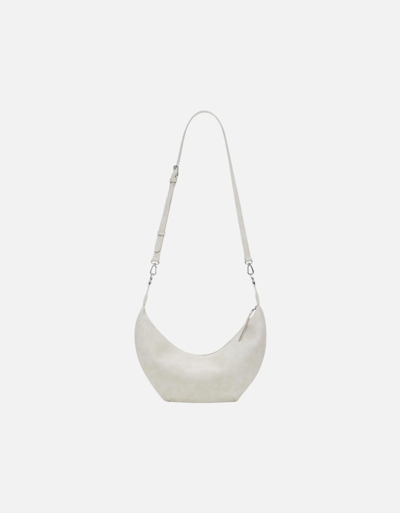 Chic Zip Closure Polyurethane Bag Women - White