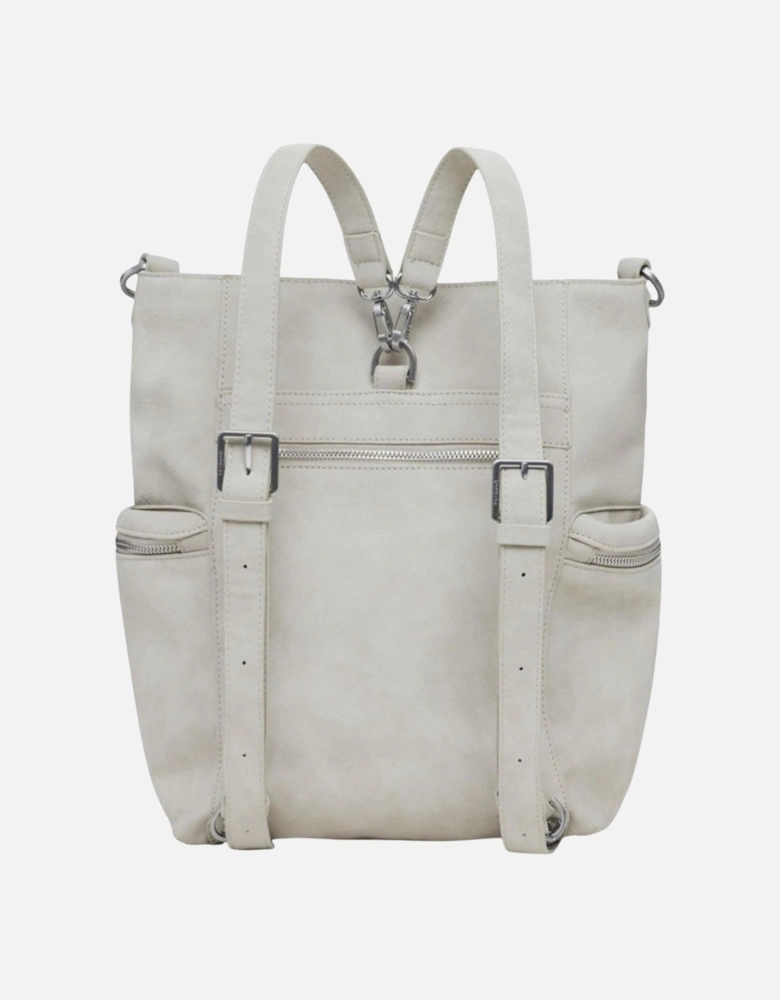 Designer Tote Bag with Zip Fastening Women - Grey