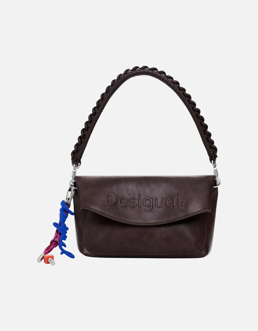 Stylish Patterned Shoulder Bag Women - Brown, 4 of 3