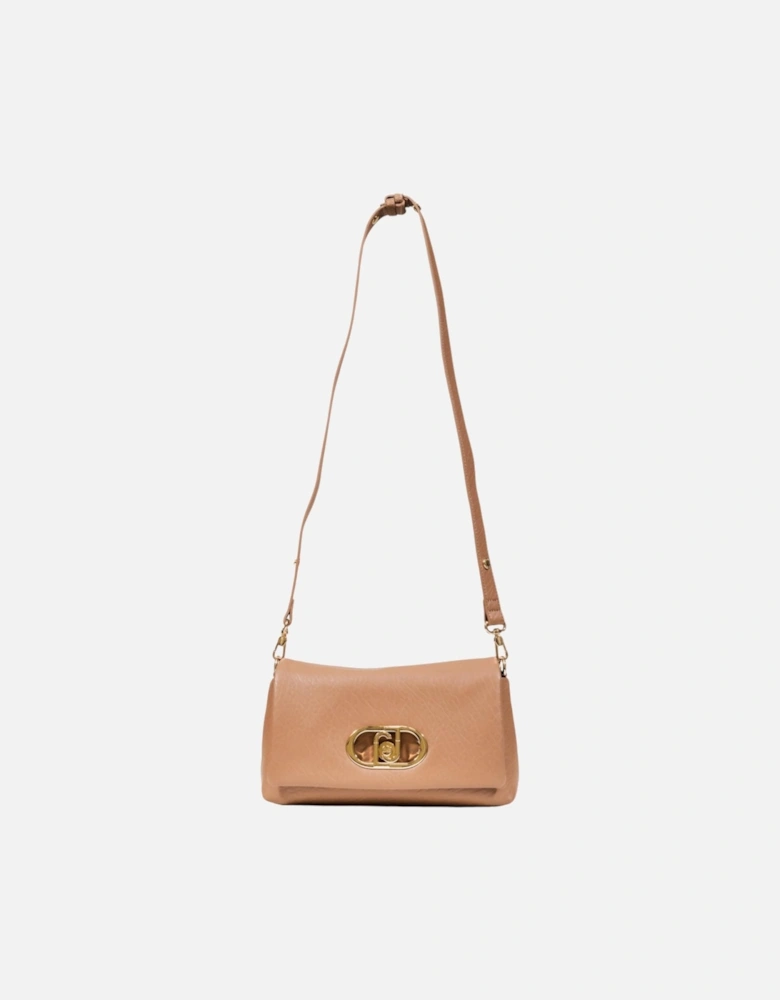 Elegant Shoulder Bag in Polyurethane Women - Beige