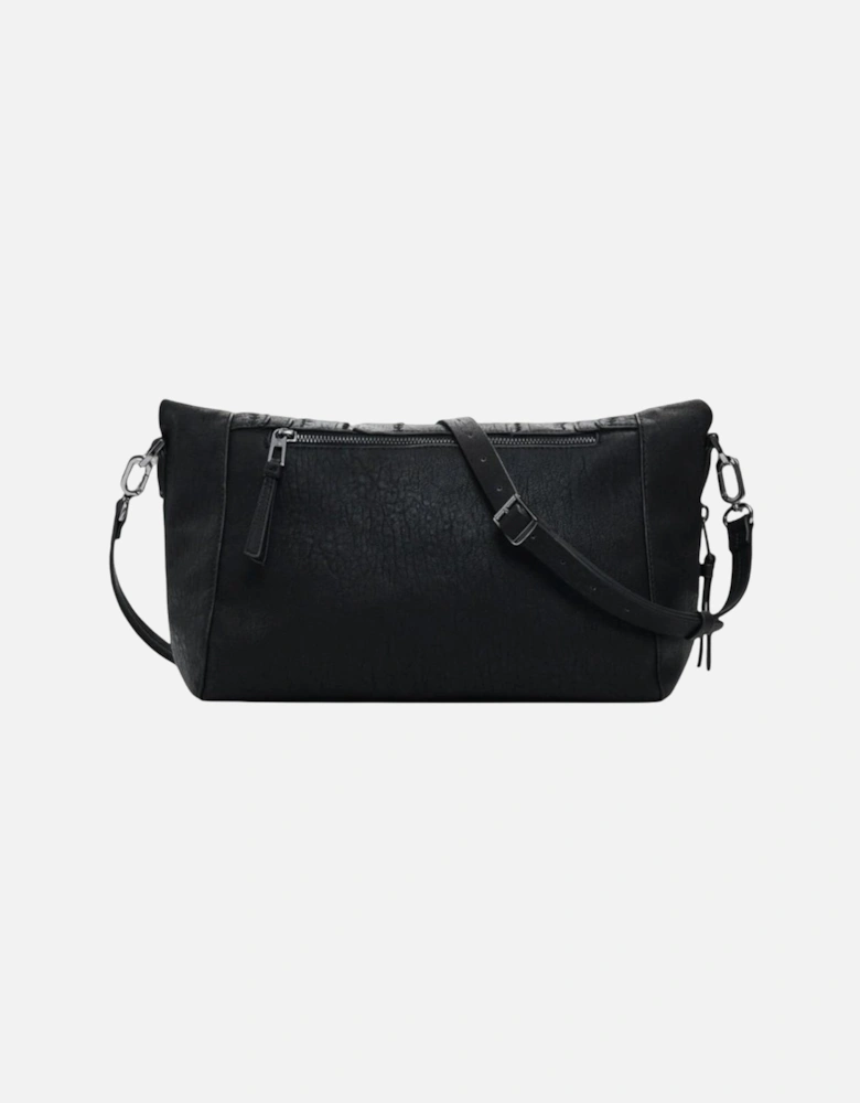 Polyurethane Structured Tote Bag Women - Black