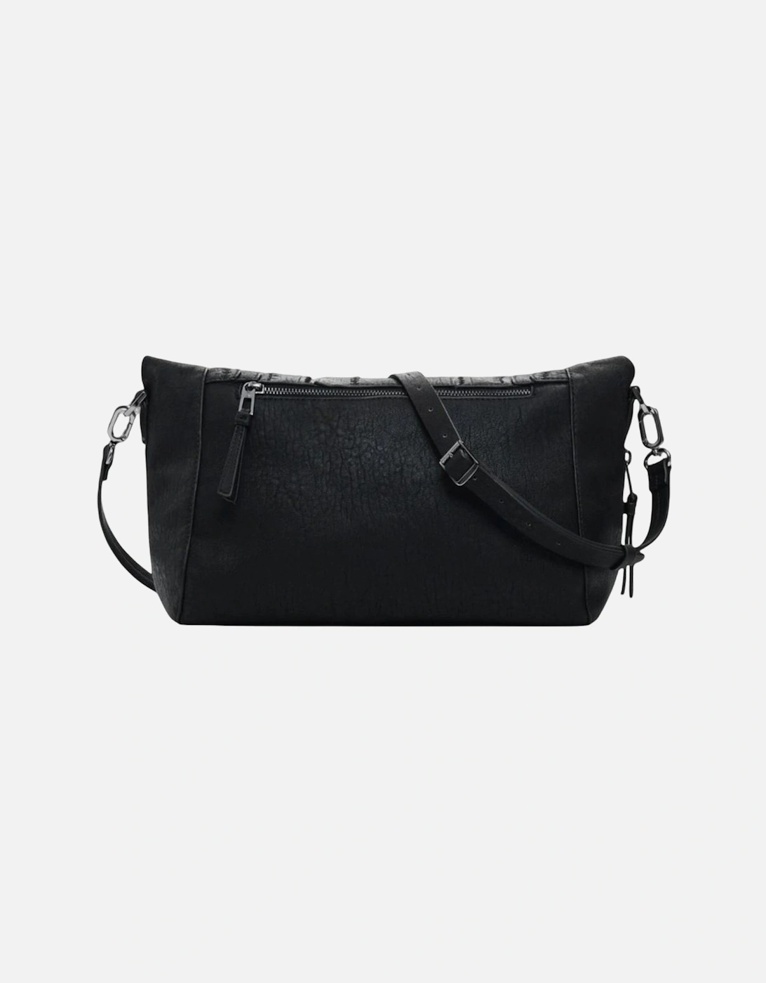 Polyurethane Structured Tote Bag Women - Black