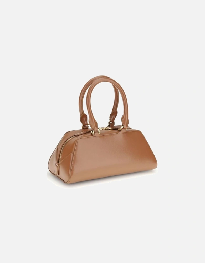 Antigona East West Mini Handbag with Gold Details Women - Brown