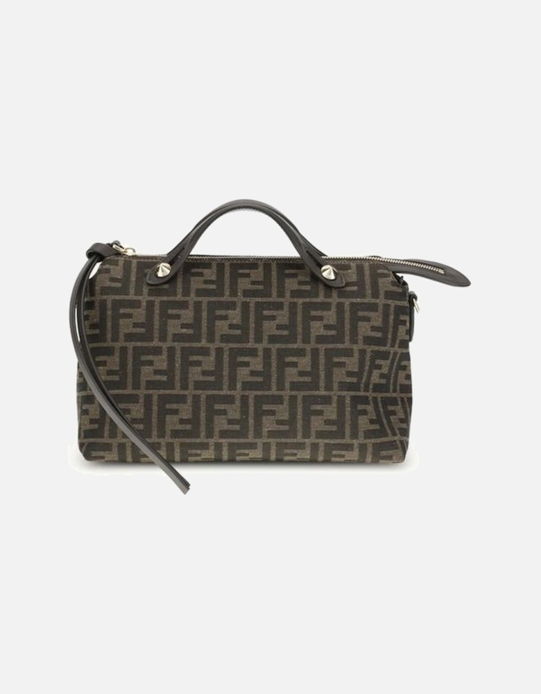 Leather Biker Jacket with Quilted Panels Women - Brown Shoulder Bags