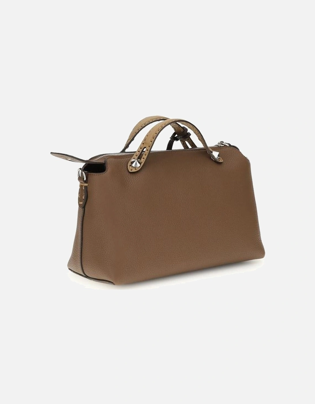 Leather Quilted Chain Shoulder Bag Women - Brown