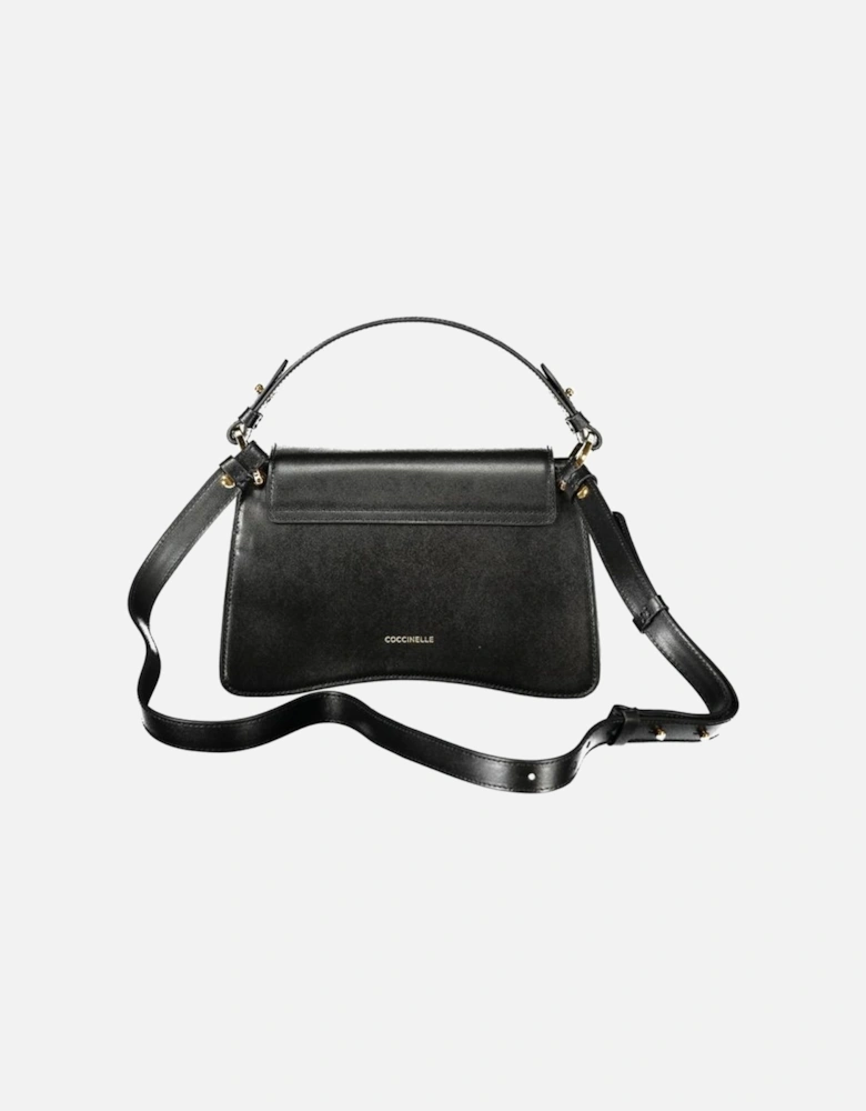 Lace-Up Leather High-Top Sneakers Women - Black Handbags