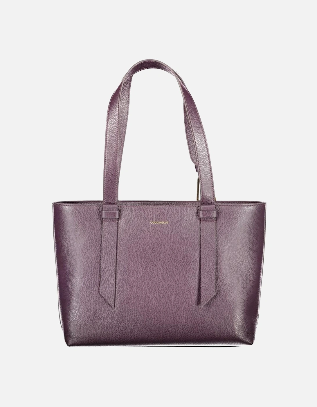 Leather Biker Jacket with Zipper Detailing Women - Purple Handbags, 4 of 3