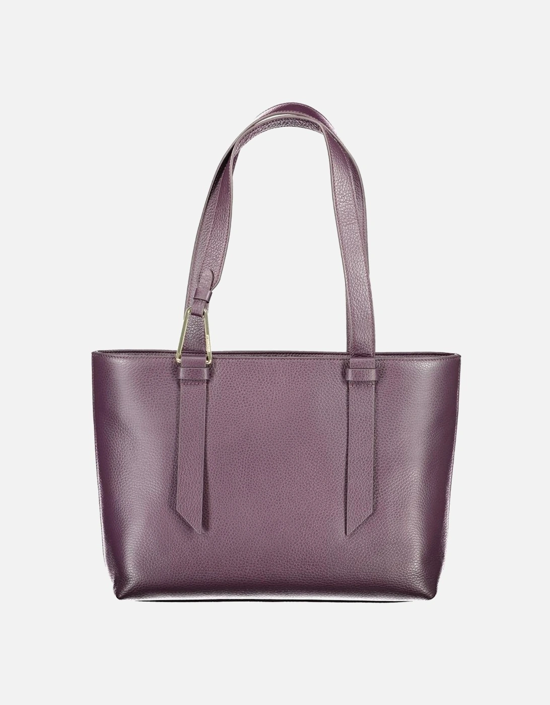 Leather Biker Jacket with Zipper Detailing Women - Purple Handbags