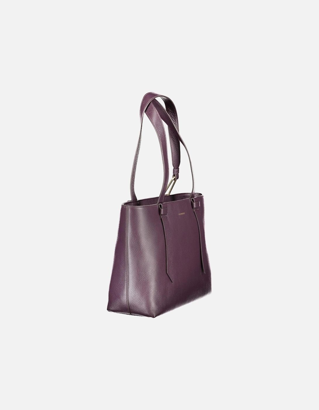 Leather Biker Jacket with Zipper Detailing Women - Purple Handbags