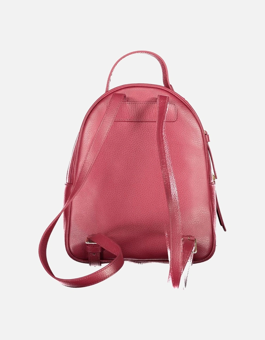 Leather Ankle Boots with Block Heel Women - Purple Backpacks