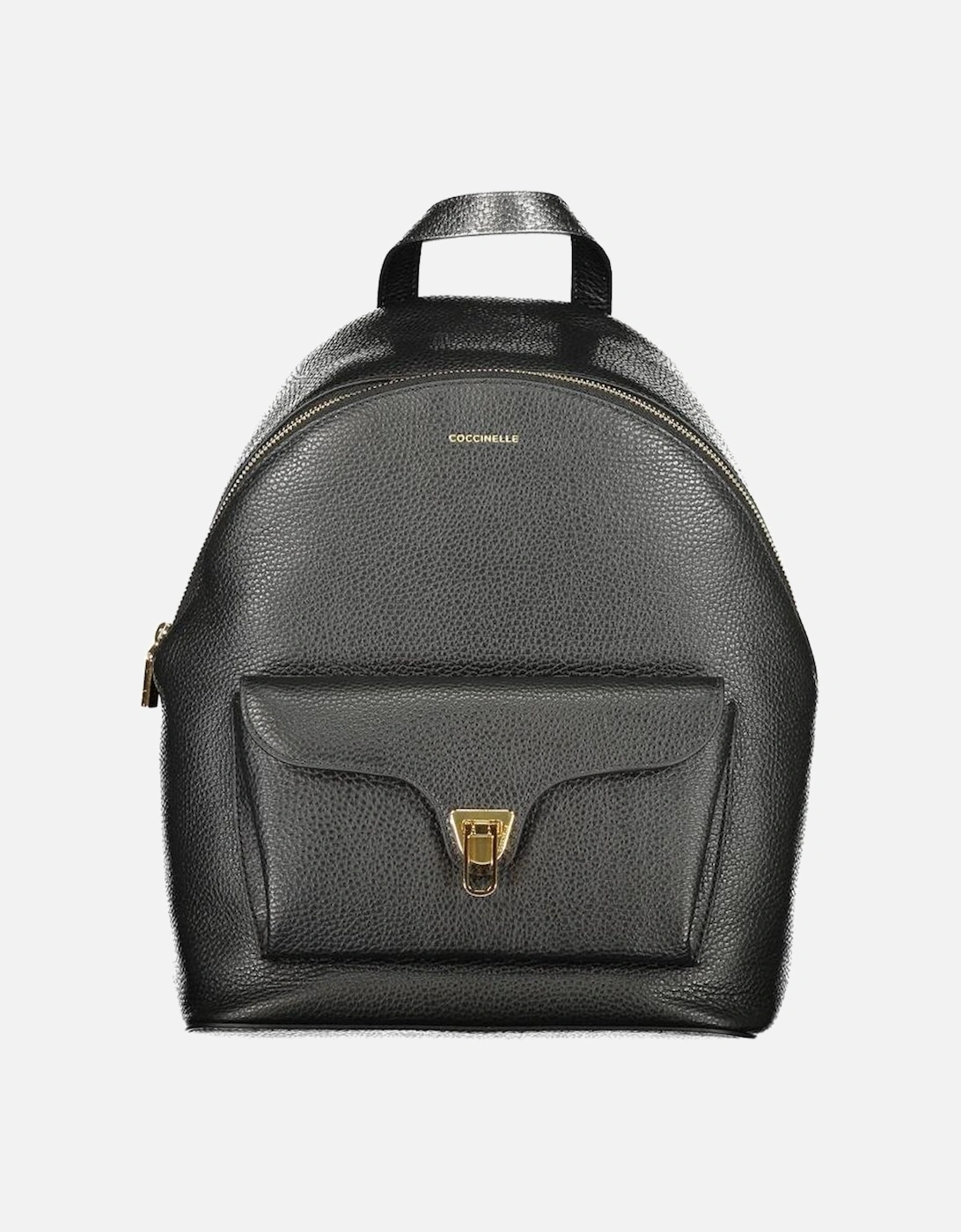 Leather Biker Jacket with Zipper Detailing Women - Black Backpacks, 4 of 3