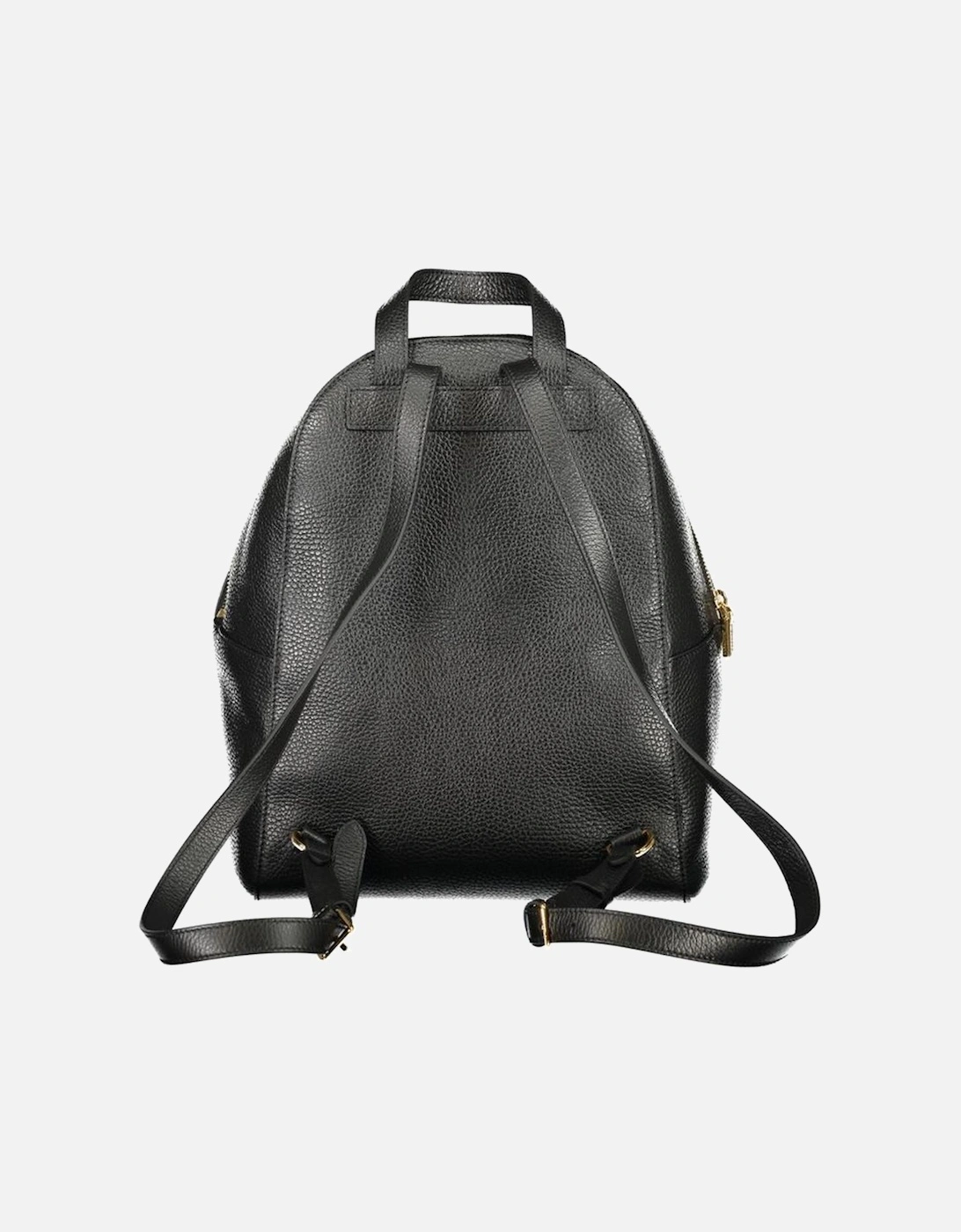 Leather Biker Jacket with Zipper Detailing Women - Black Backpacks