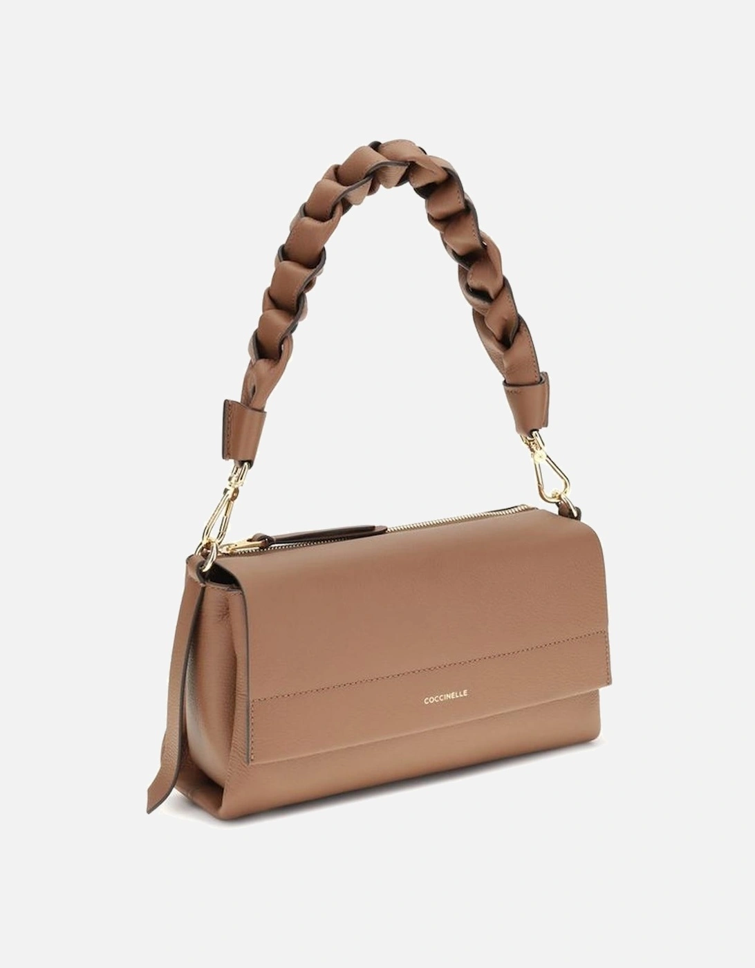 Boheme Soft Leather Shoulder Bag Women - Beige