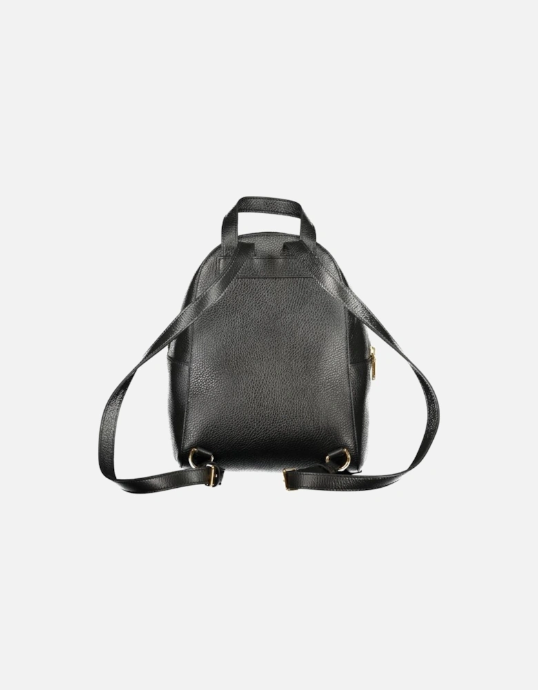 Leather Studded Crossbody Bag with Chain Strap Women - Black Backpacks