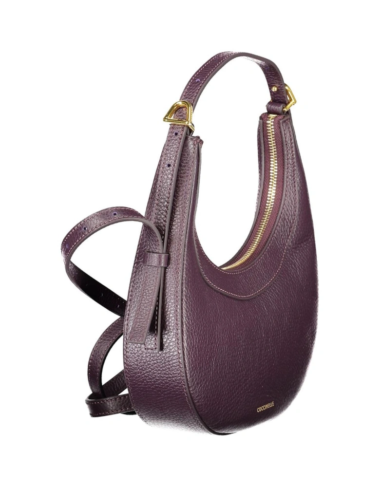 Double-Breasted Wool-Blend Overcoat Women - Purple Handbags