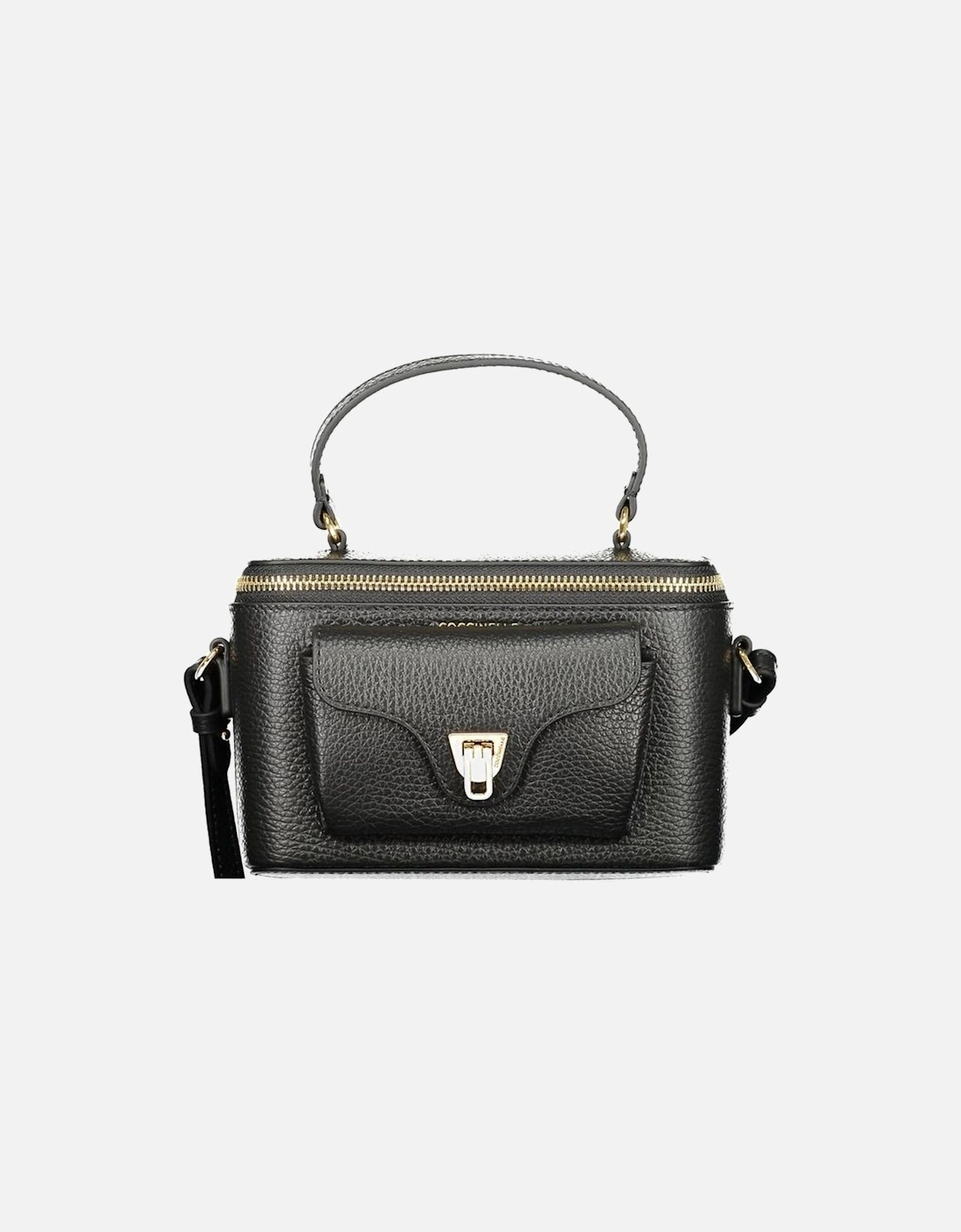 Leather Ankle Boots with Block Heel Women - Black Handbags, 4 of 3