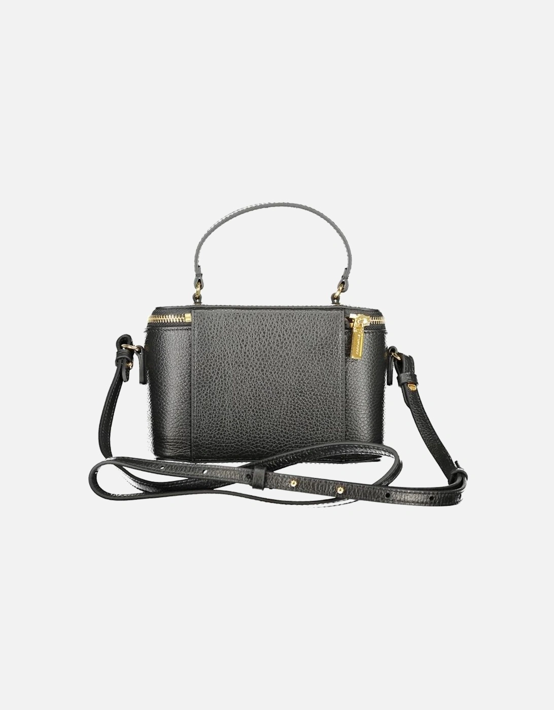 Leather Ankle Boots with Block Heel Women - Black Handbags