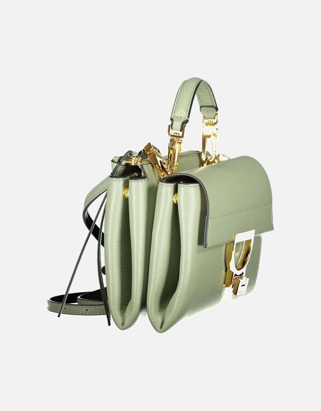Leather Buckle Strap Ankle Boots Women - Green Handbags