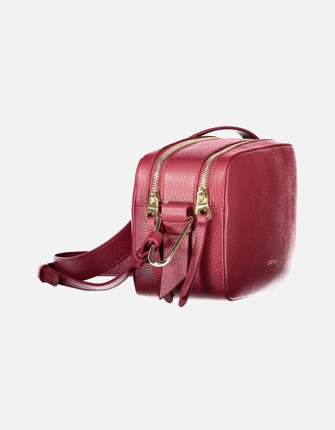 Leather Ankle Boots with Block Heel Women - Purple Handbags