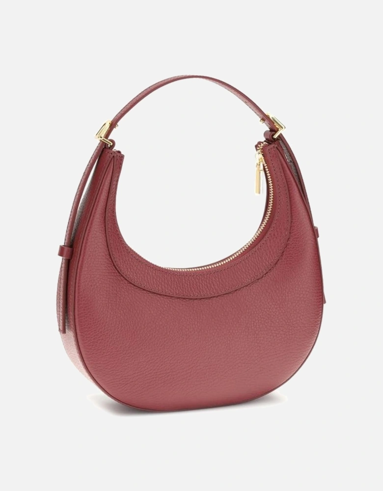 Grained Leather Whisper Shoulder Bag Women - Red