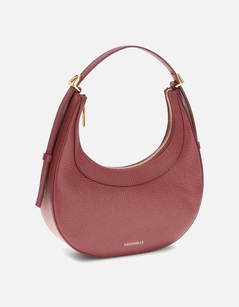 Grained Leather Whisper Shoulder Bag Women - Red