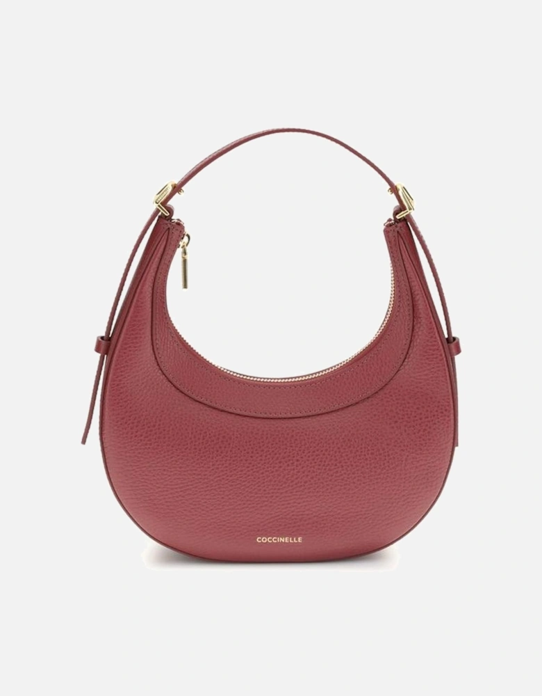 Grained Leather Whisper Shoulder Bag Women - Red
