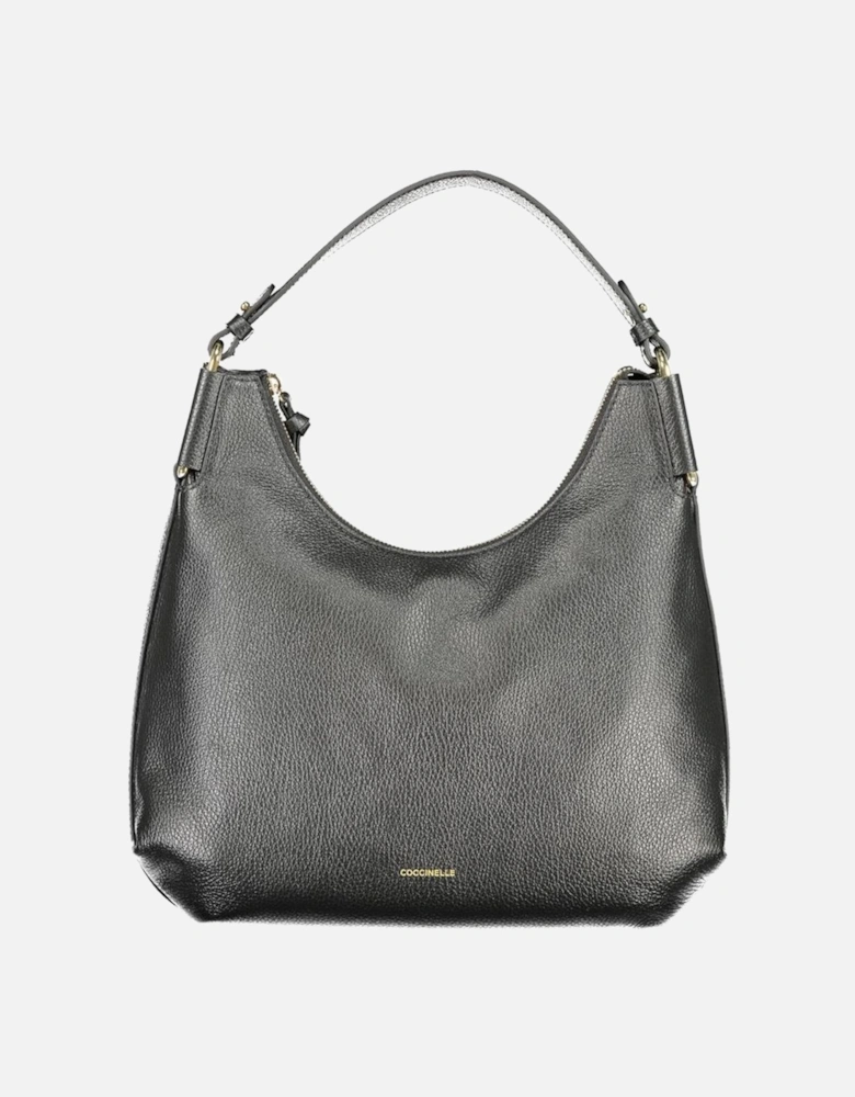 Leather Quilted Chain Shoulder Bag Women - Black Handbags
