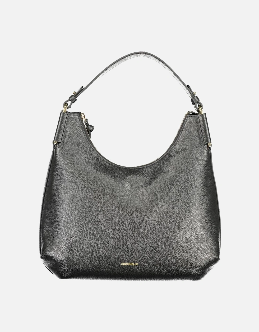 Leather Quilted Chain Shoulder Bag Women - Black Handbags, 4 of 3