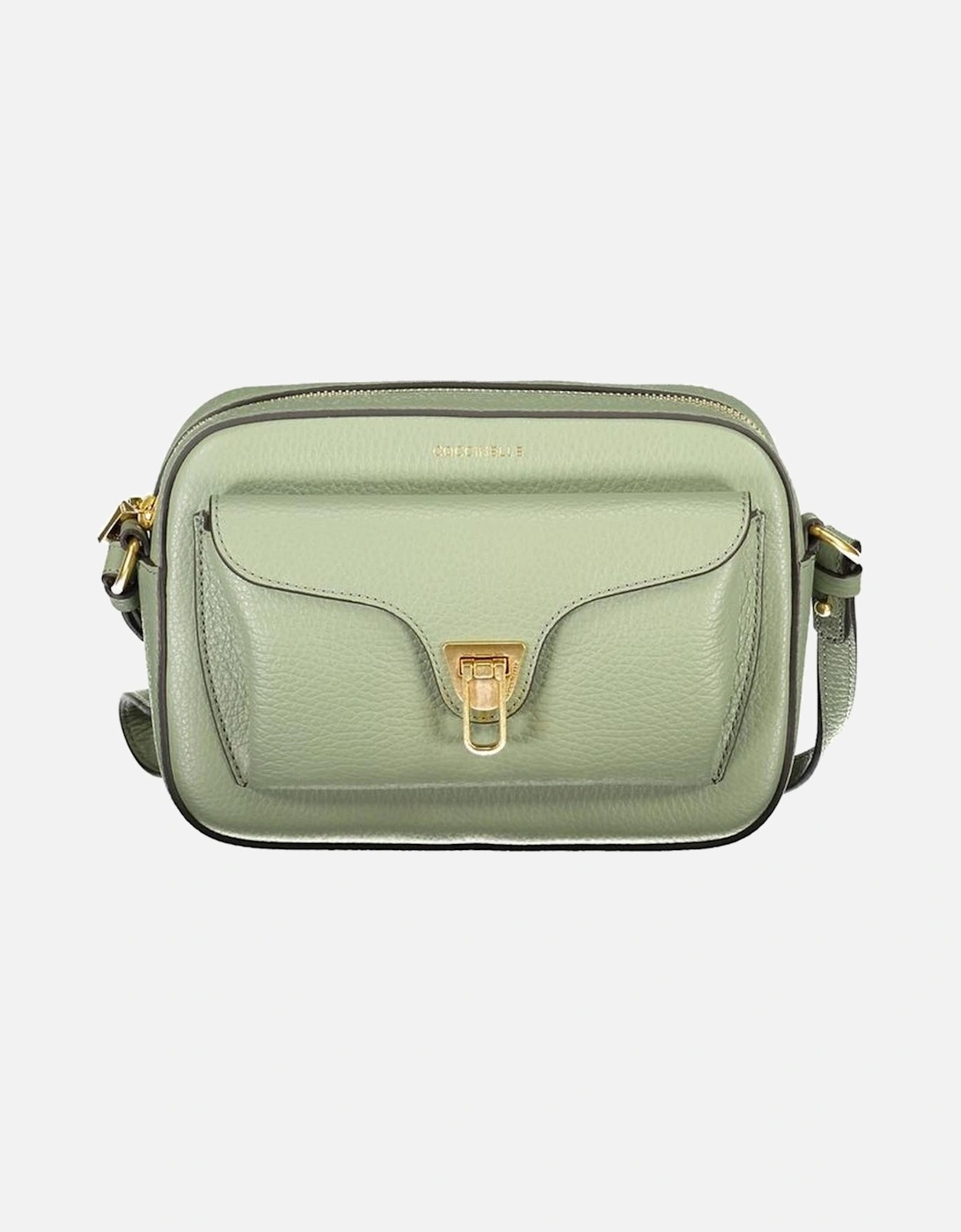 Leather Ankle Boots with Side Zipper Women - Green Handbags, 4 of 3