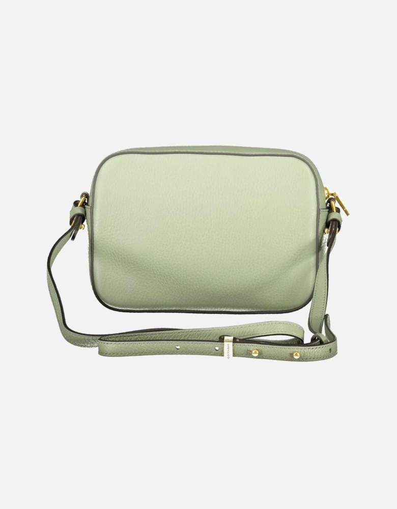 Leather Ankle Boots with Side Zipper Women - Green Handbags
